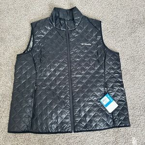 Columbia women’s black vest 2X Omni Heat A7